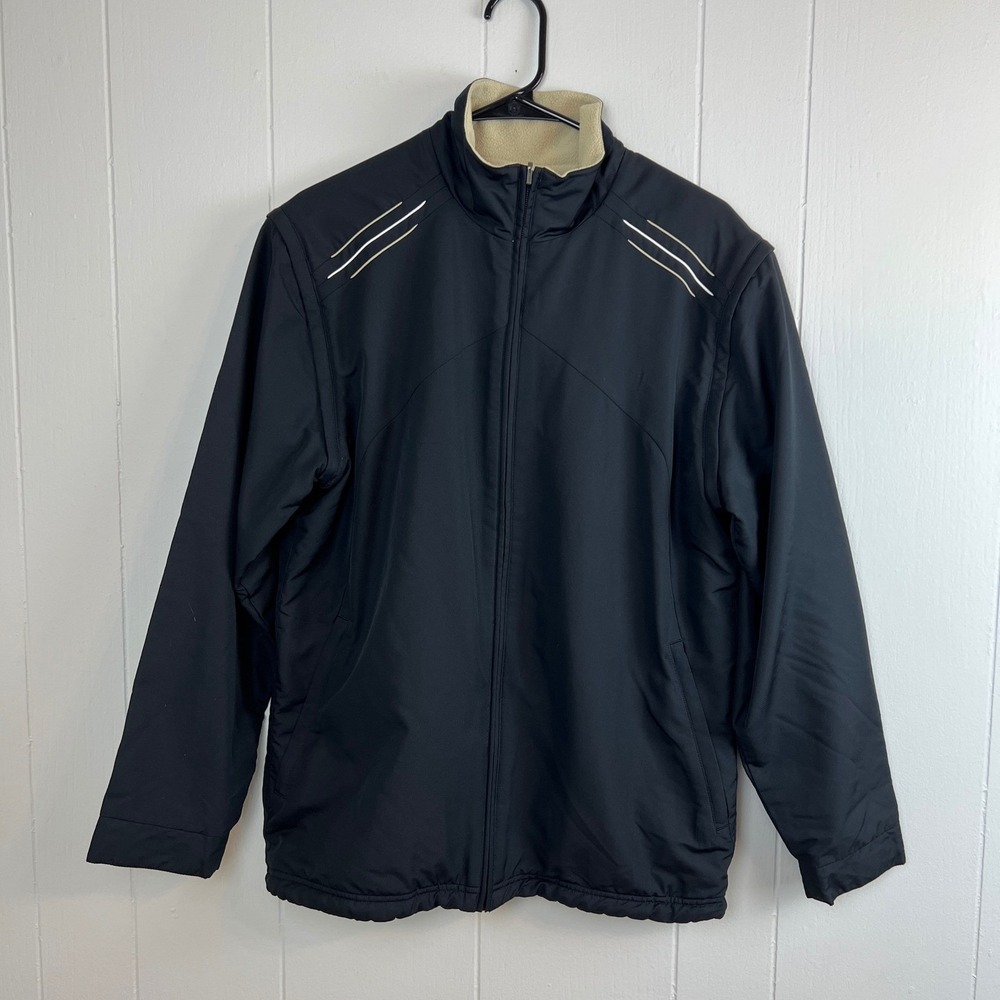 Y2K Adidas ClimaWarm Mens XS Convertible Jacket Vest Zip Off Sleeves 2006